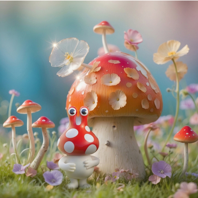 Mushroom Spirits & Unseen Stories: Inside the Mushbush Universe of Artist BIGZERO