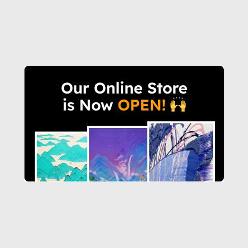 Our Online Store is Now OPEN!! 🙌ㅤ